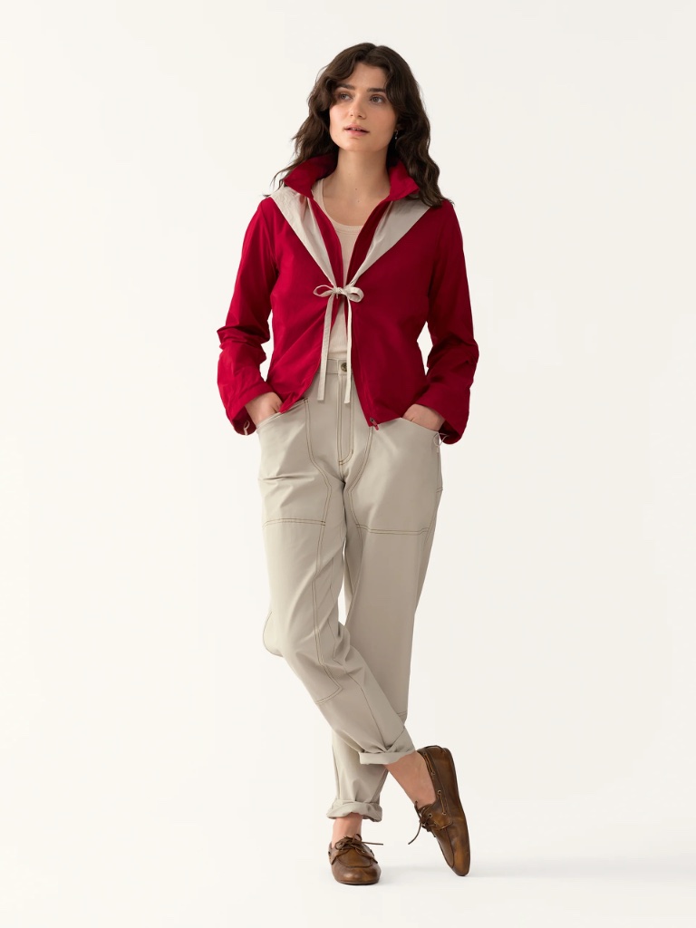 Hikerkind-Packable Windbreaker (Dolomite/Rowan) — image 2 of 6